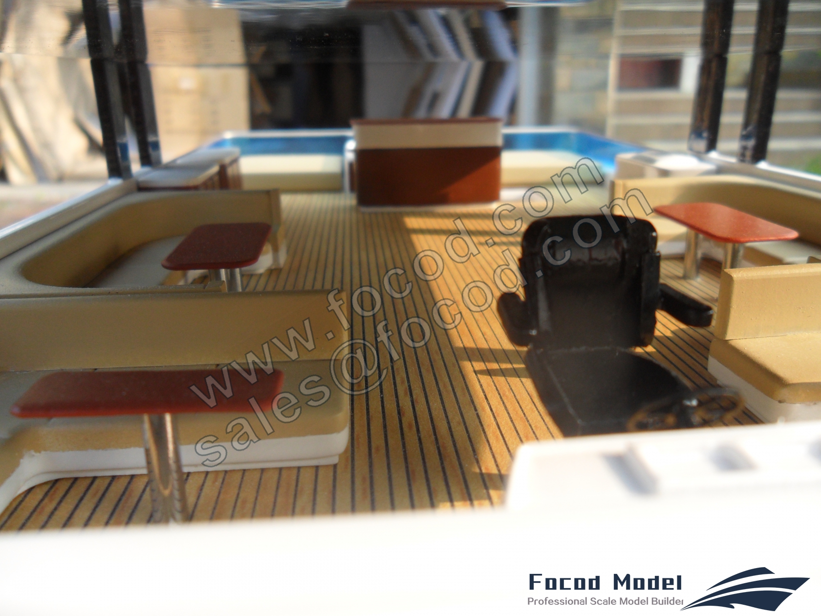 custom made model of 80ft catamaran yacht